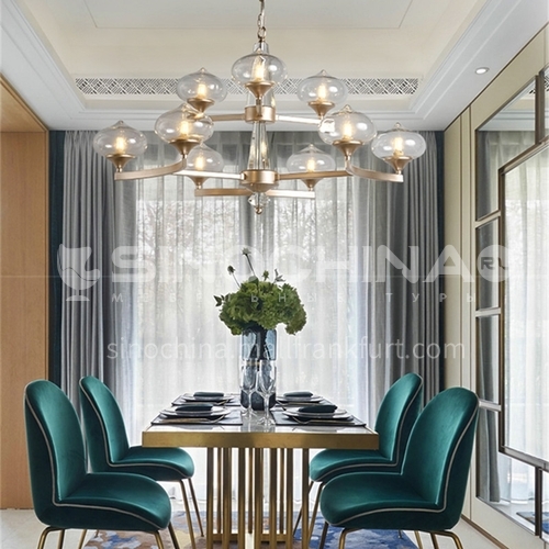 American chandelier living room light luxury simple personality creative fashion lighting post-modern dining room lamps-WX-G9015